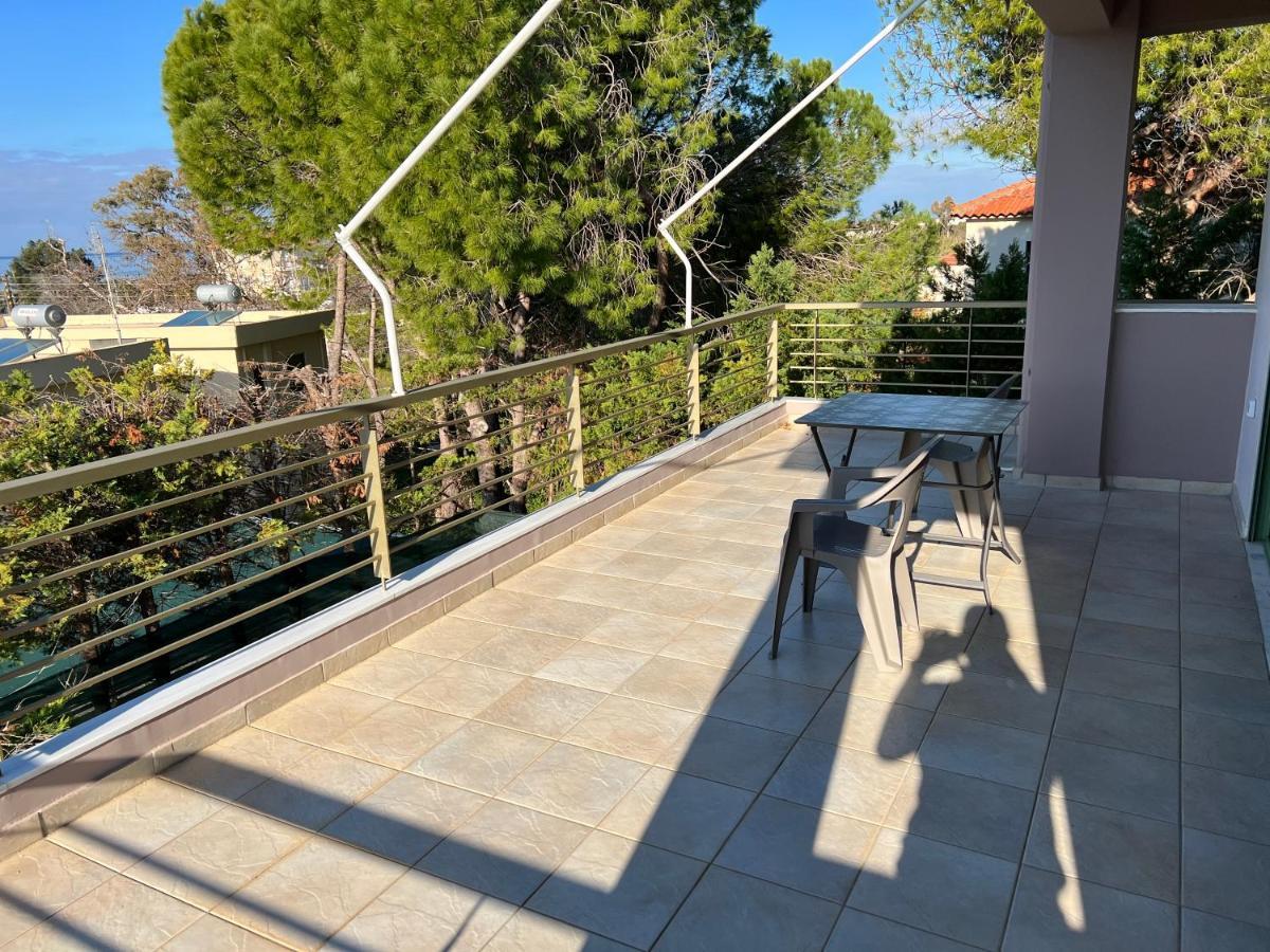 Kakovatos - Luxury Sea View Apartment “Theodora” 54M2. Bagian luar foto